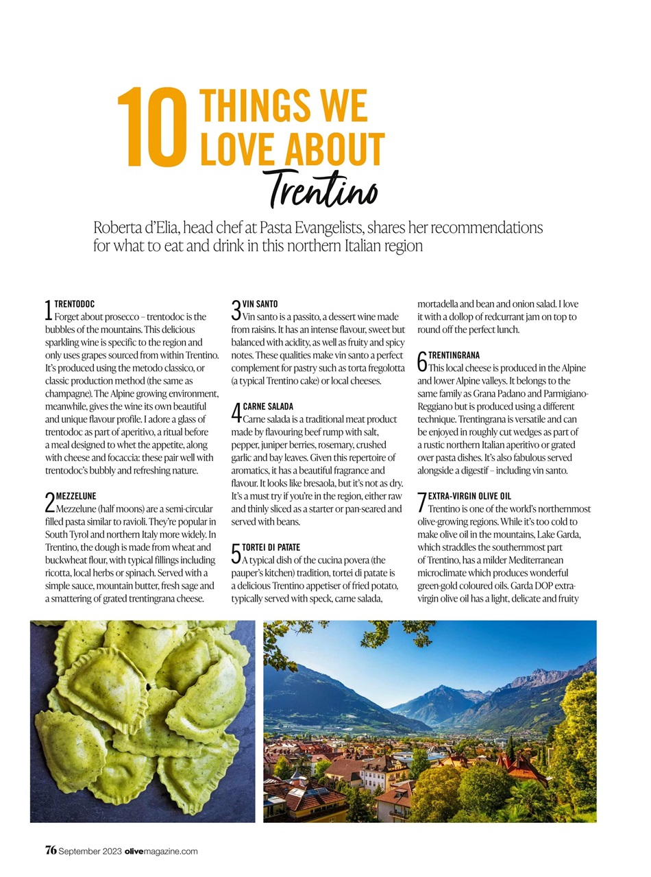 Olive Magazine Preview Pages