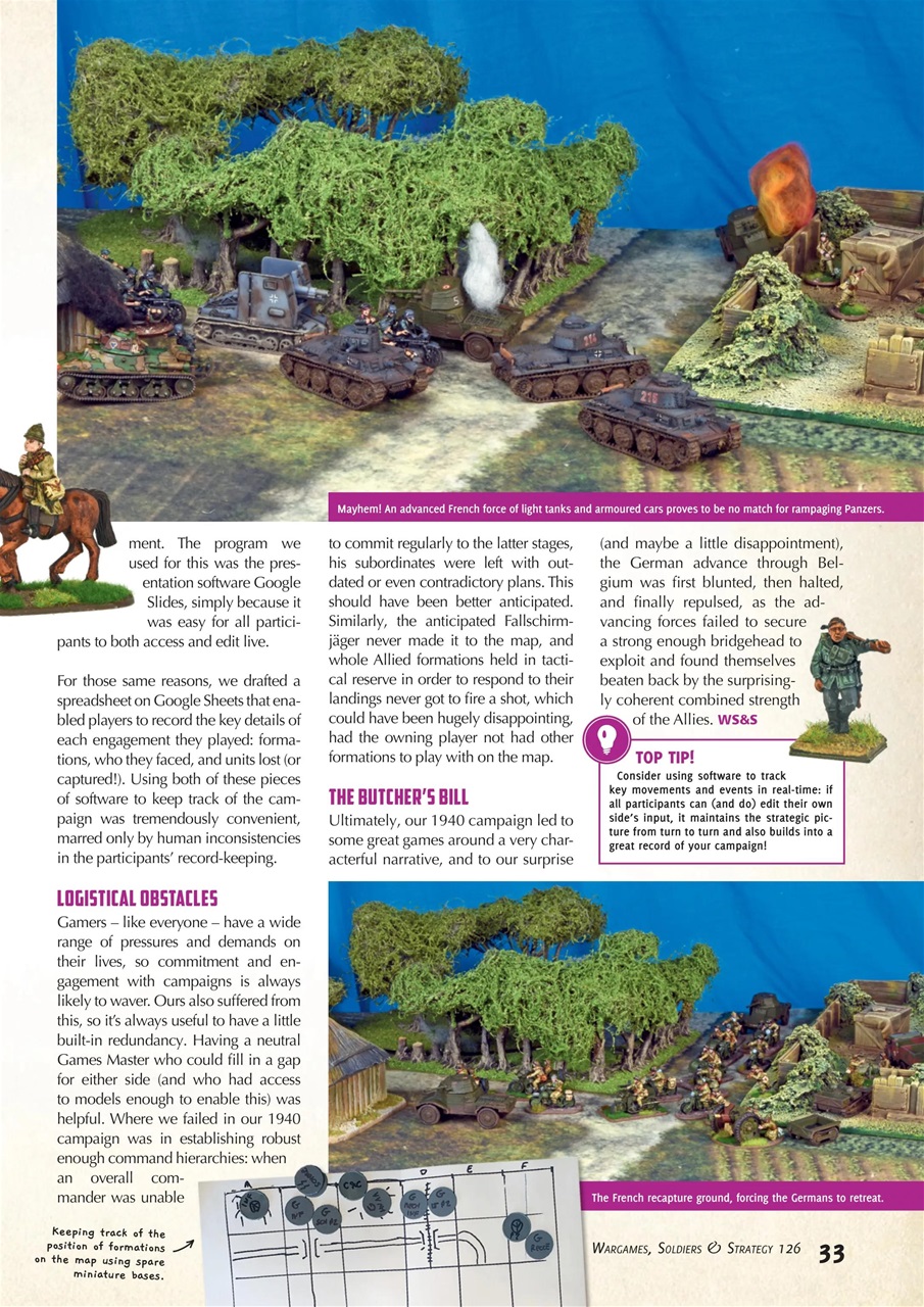 Wargames, Soldiers & Strategy Preview Pages