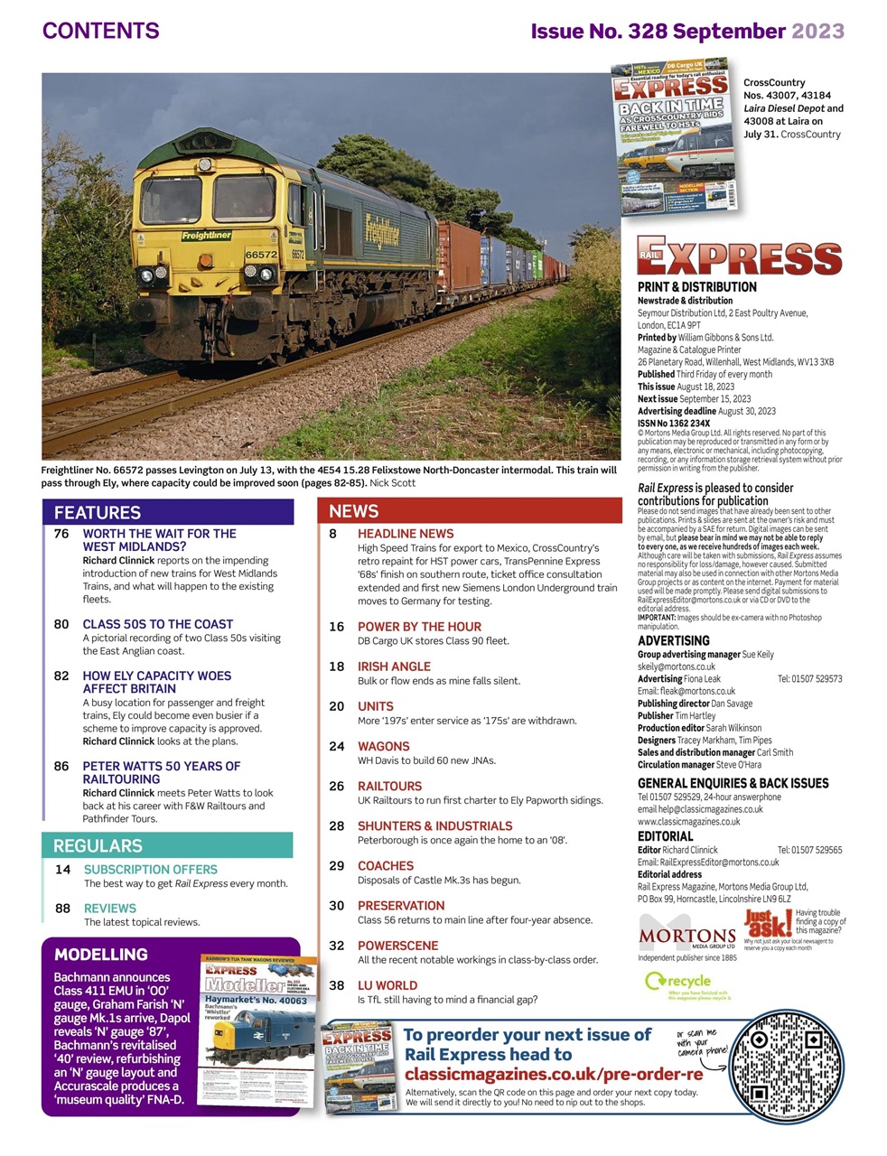 Rail Express Preview Pages