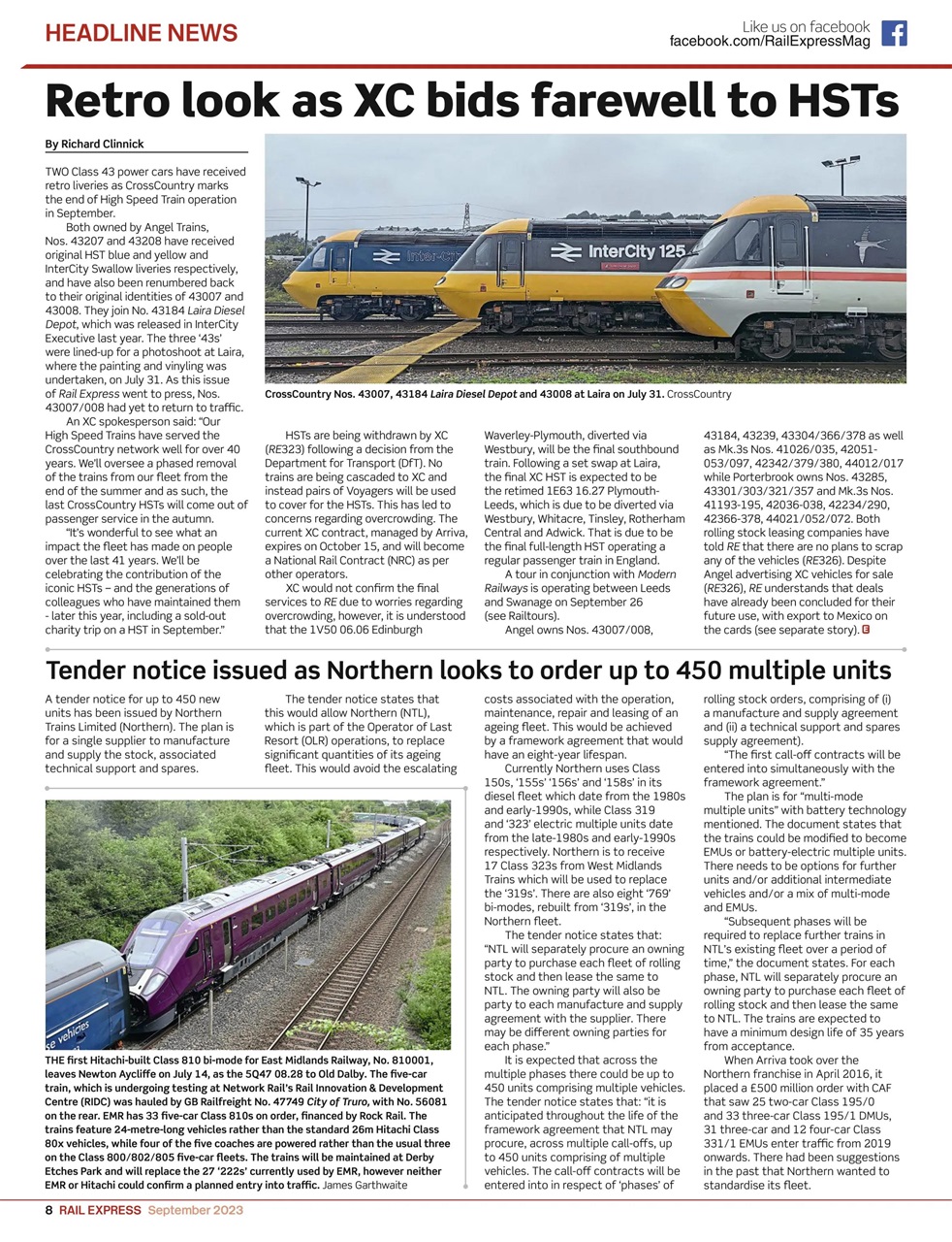 Rail Express Preview Pages