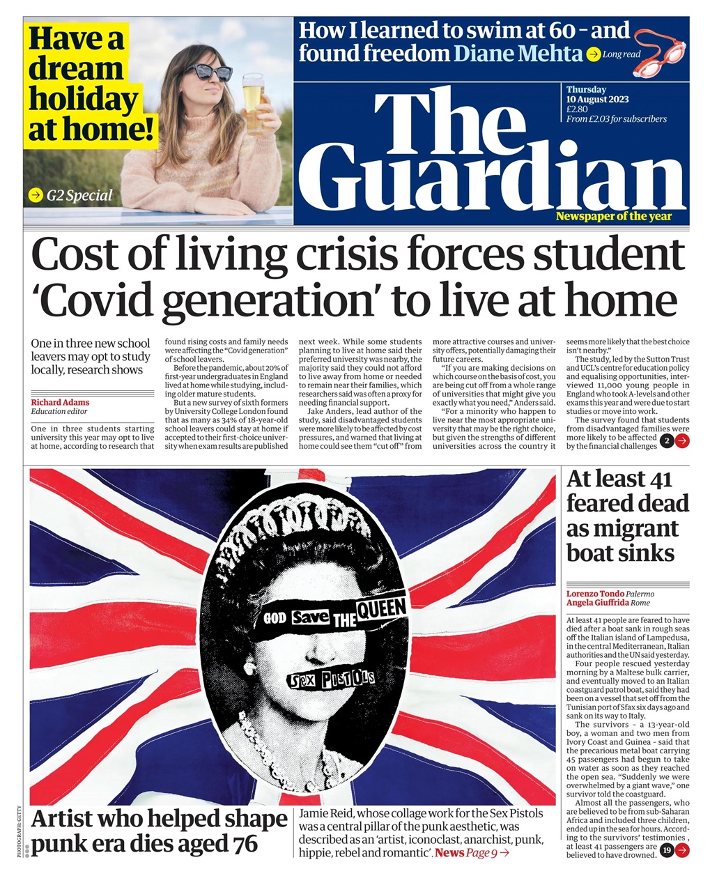 The Guardian Newspaper Preview Pages