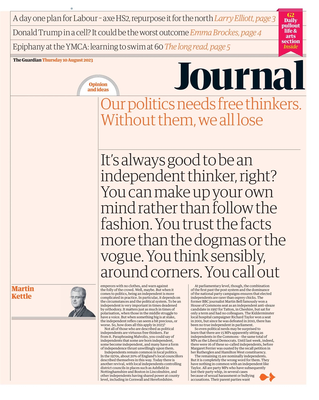 The Guardian Newspaper Preview Pages