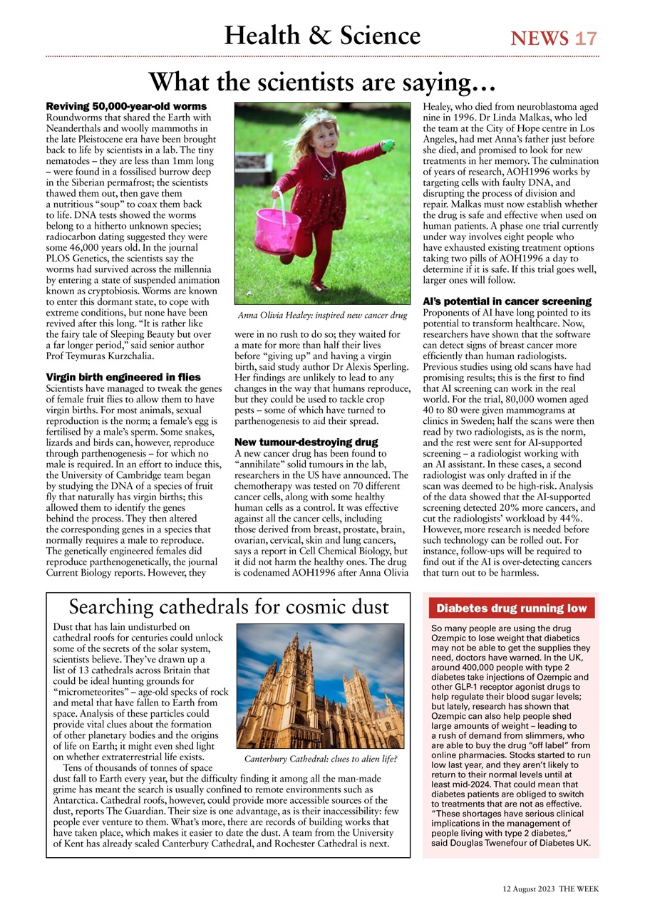 The Week Preview Pages