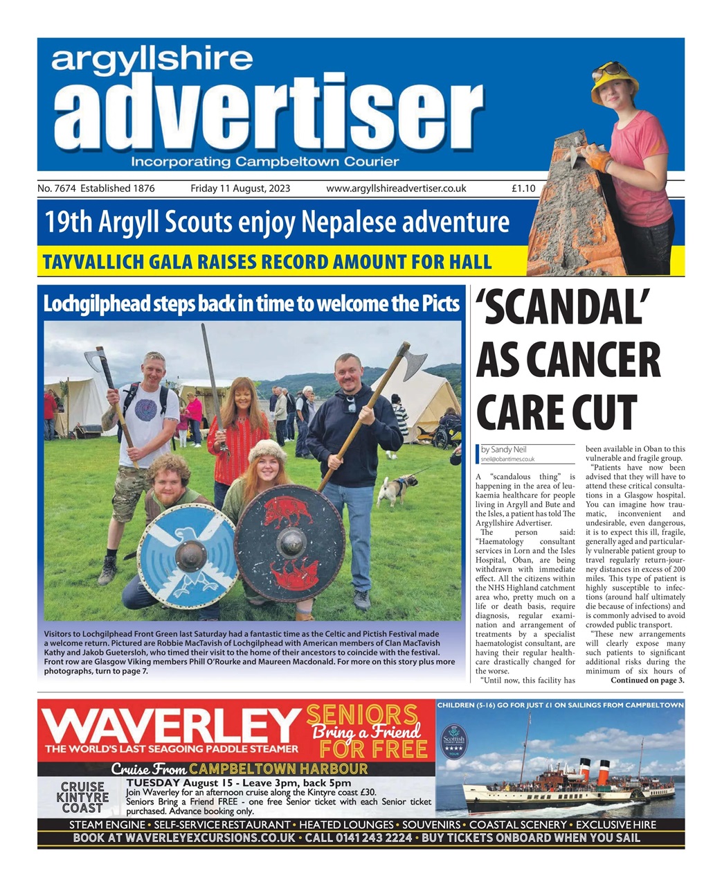 Argyllshire Advertiser Preview Pages