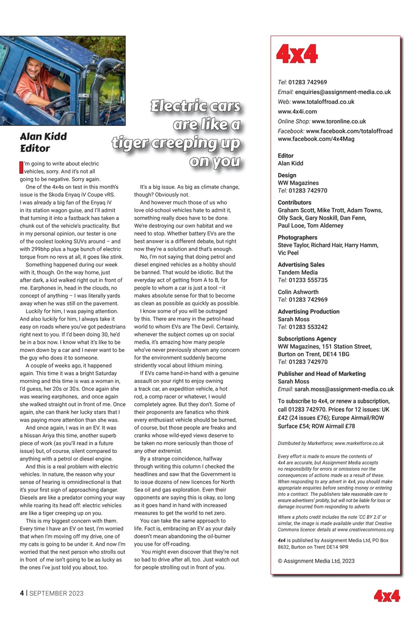 Overlander 4X4 Preview Pages