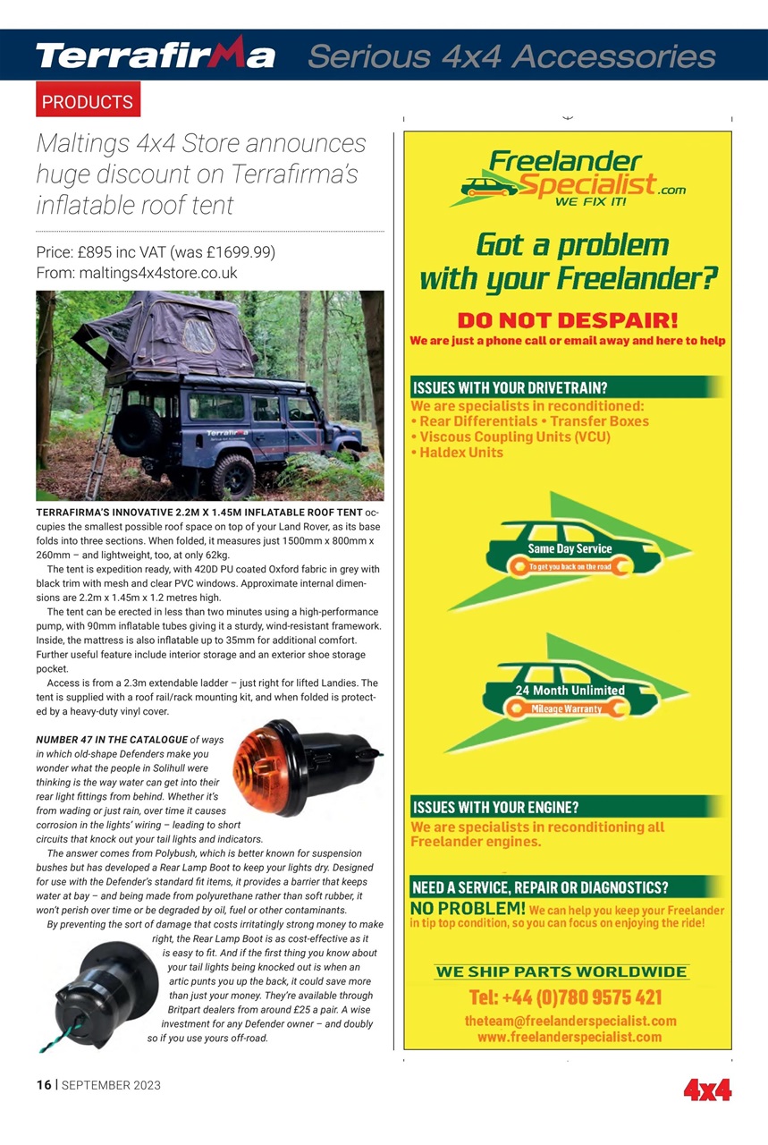 Overlander 4X4 Preview Pages