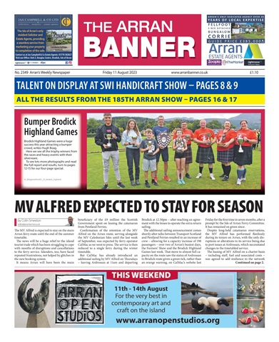 Arran Banner issue 11/8/2-23