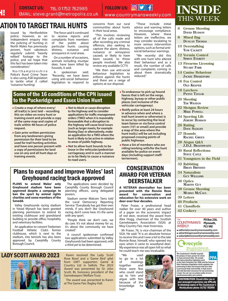 Countryman's Weekly Preview Pages