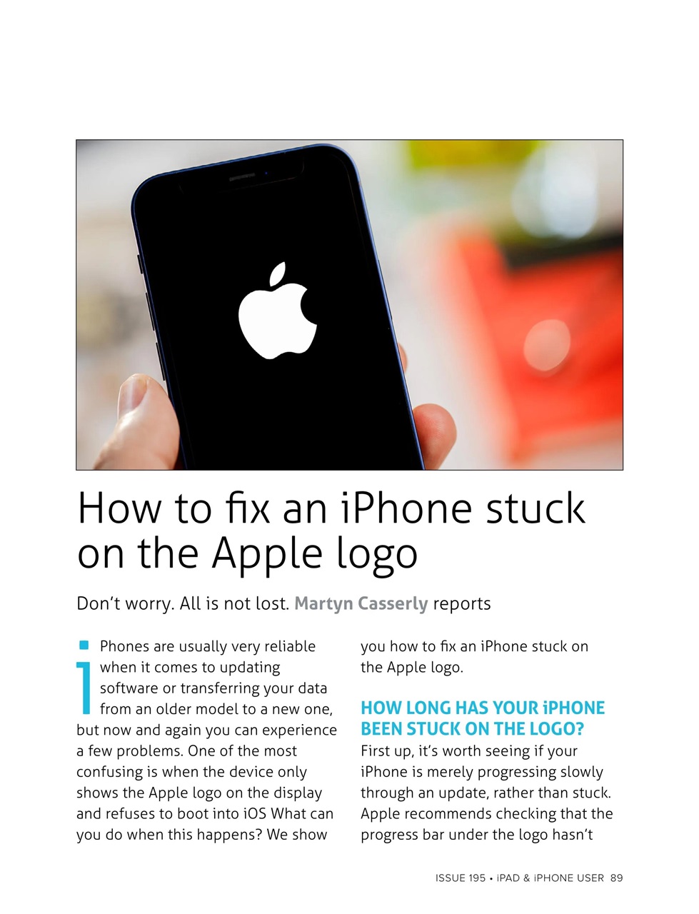 iPad and iPhone User Preview Pages
