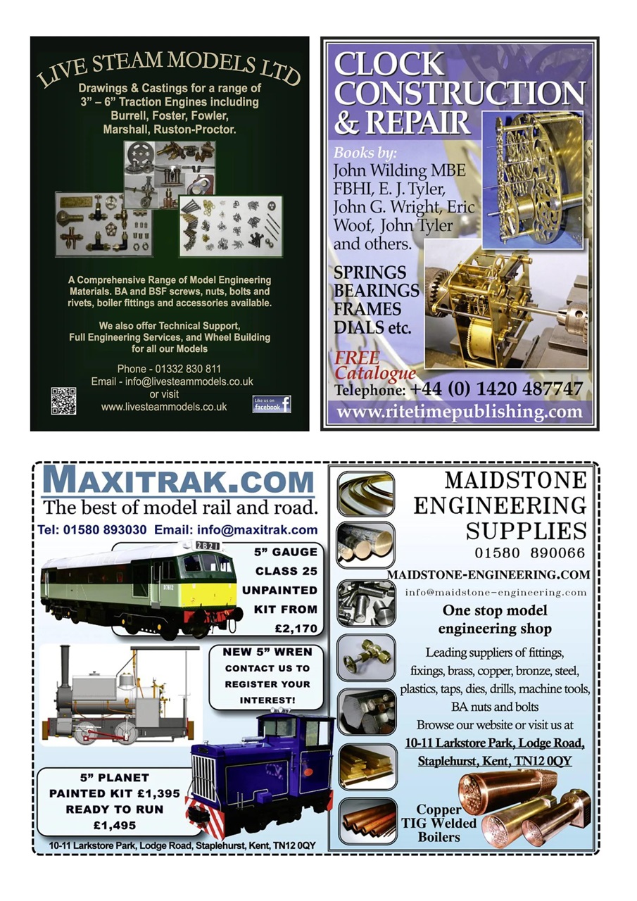 Model Engineer Magazine - Issue 4724 Back Issue