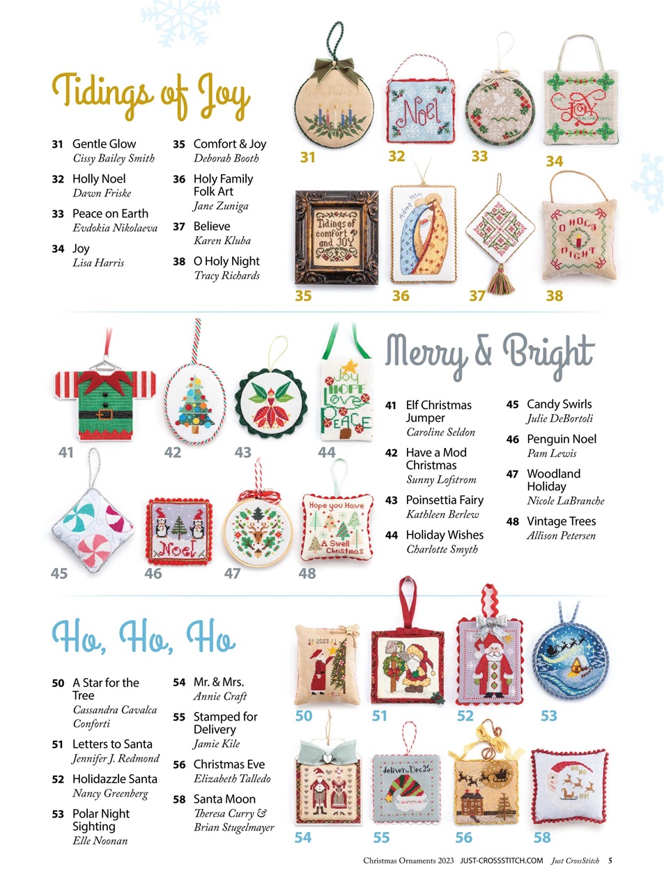 Just CrossStitch Preview Pages