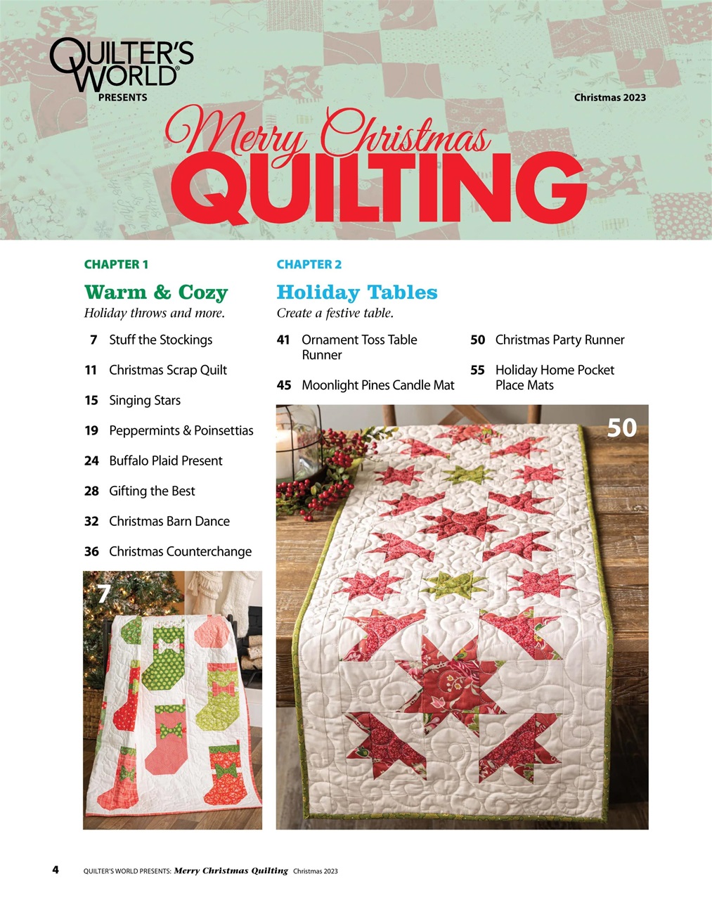 Quilter's World Preview Pages