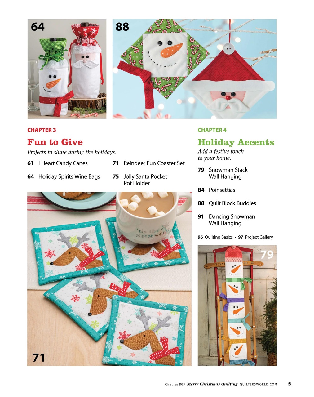 Quilter's World Preview Pages