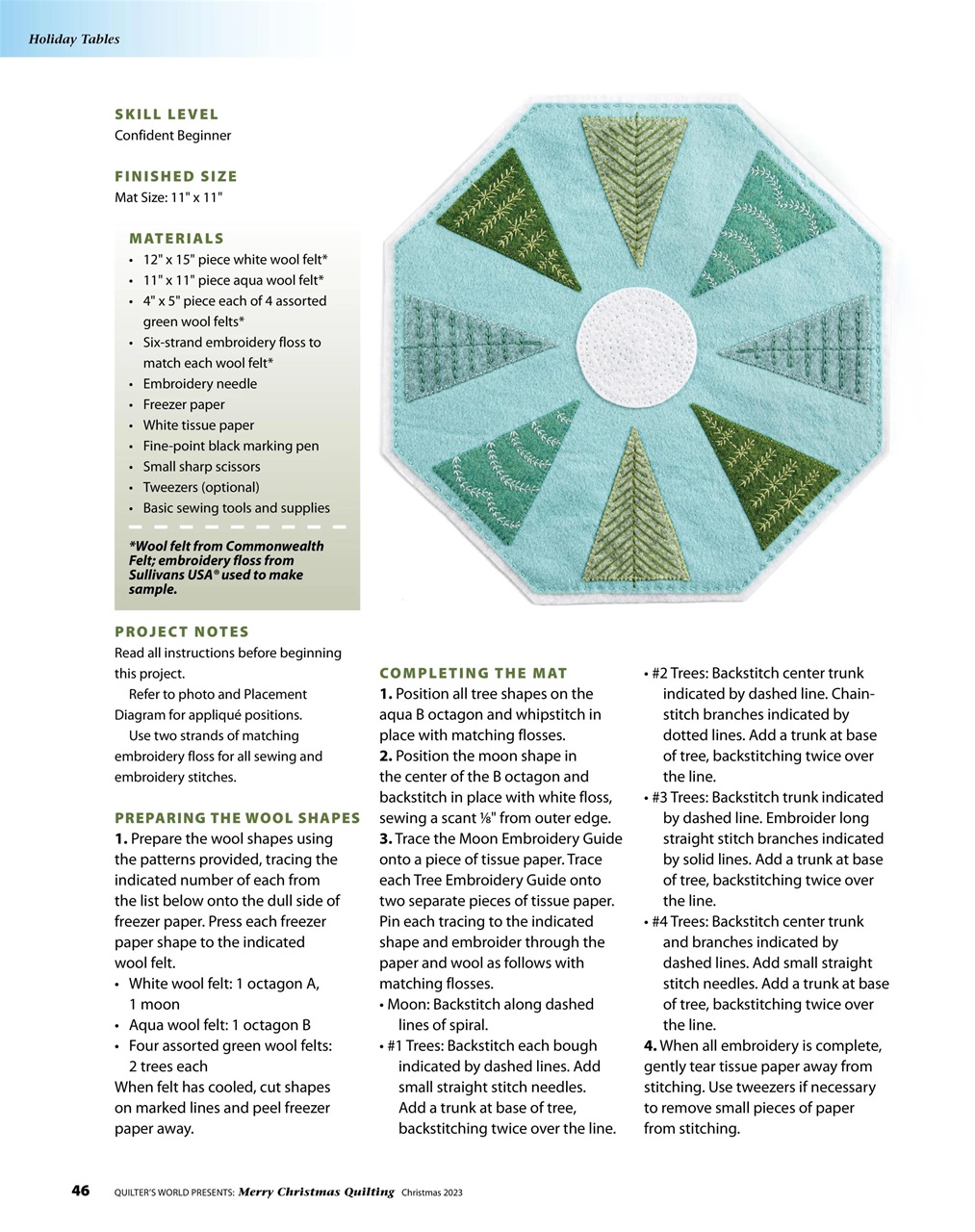 Quilter's World Preview Pages