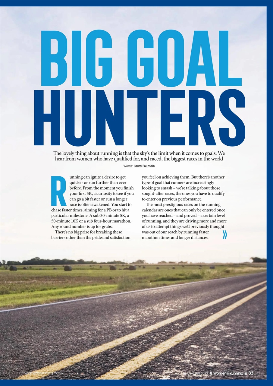 Women’s Running Preview Pages