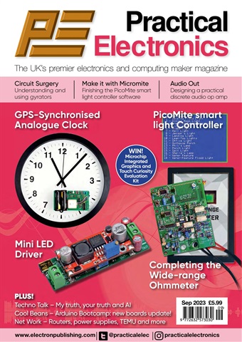 Practical Electronics issue September 2023