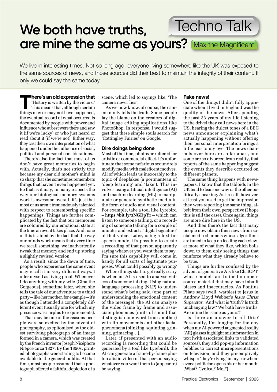 Practical Electronics Preview Pages