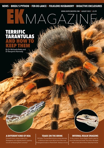 Exotics Keeper issue August 2023