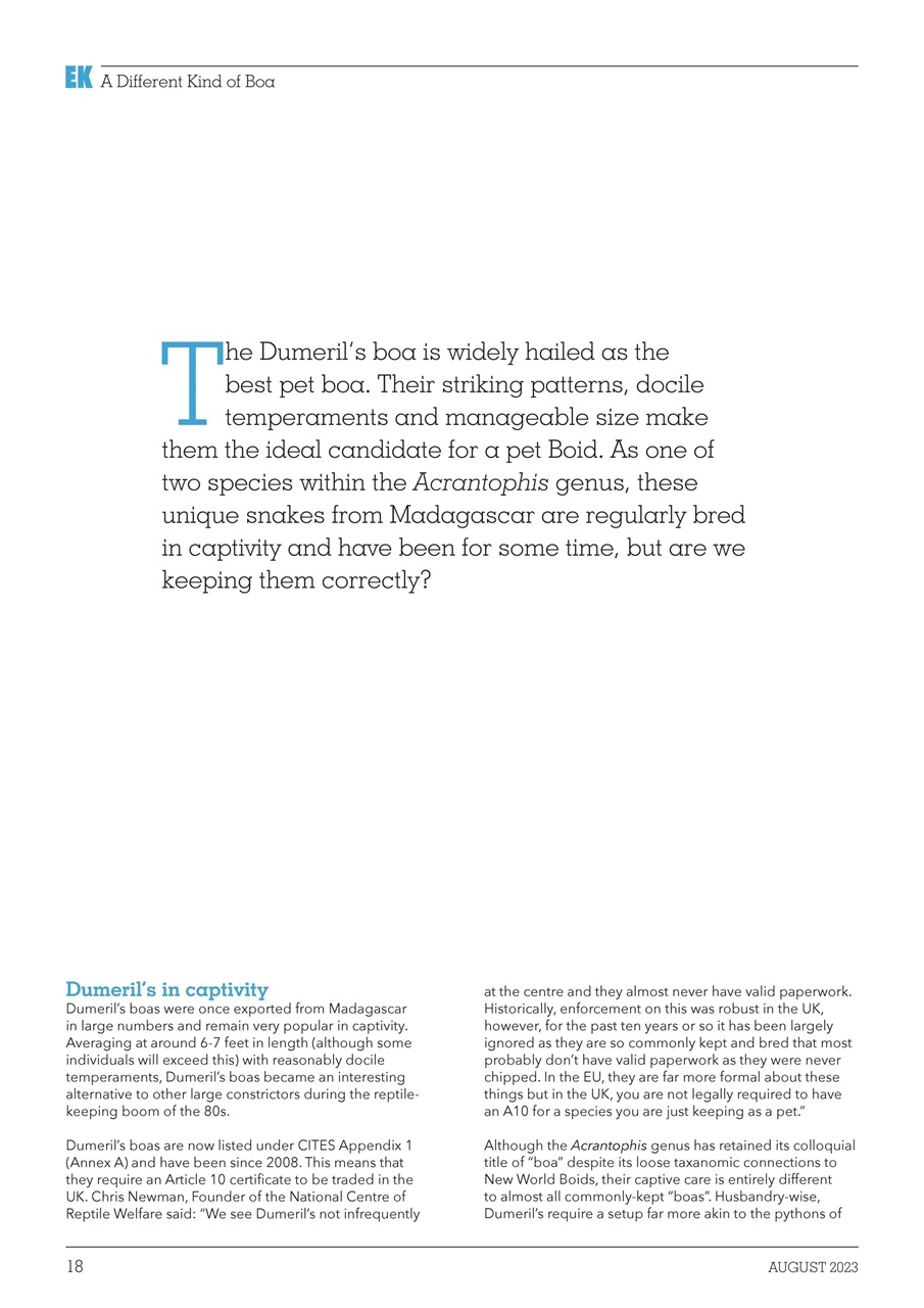 Exotics Keeper Preview Pages