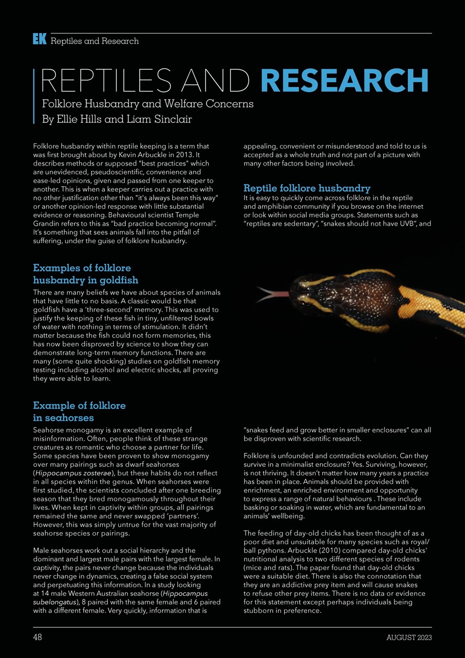 Exotics Keeper Preview Pages