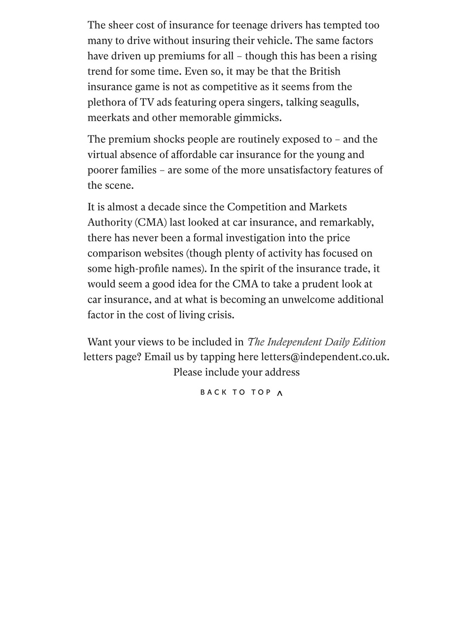 The Independent Daily Edition Newspaper Preview Pages