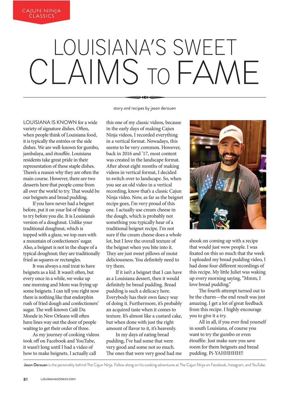 Louisiana Cookin’ Preview Pages