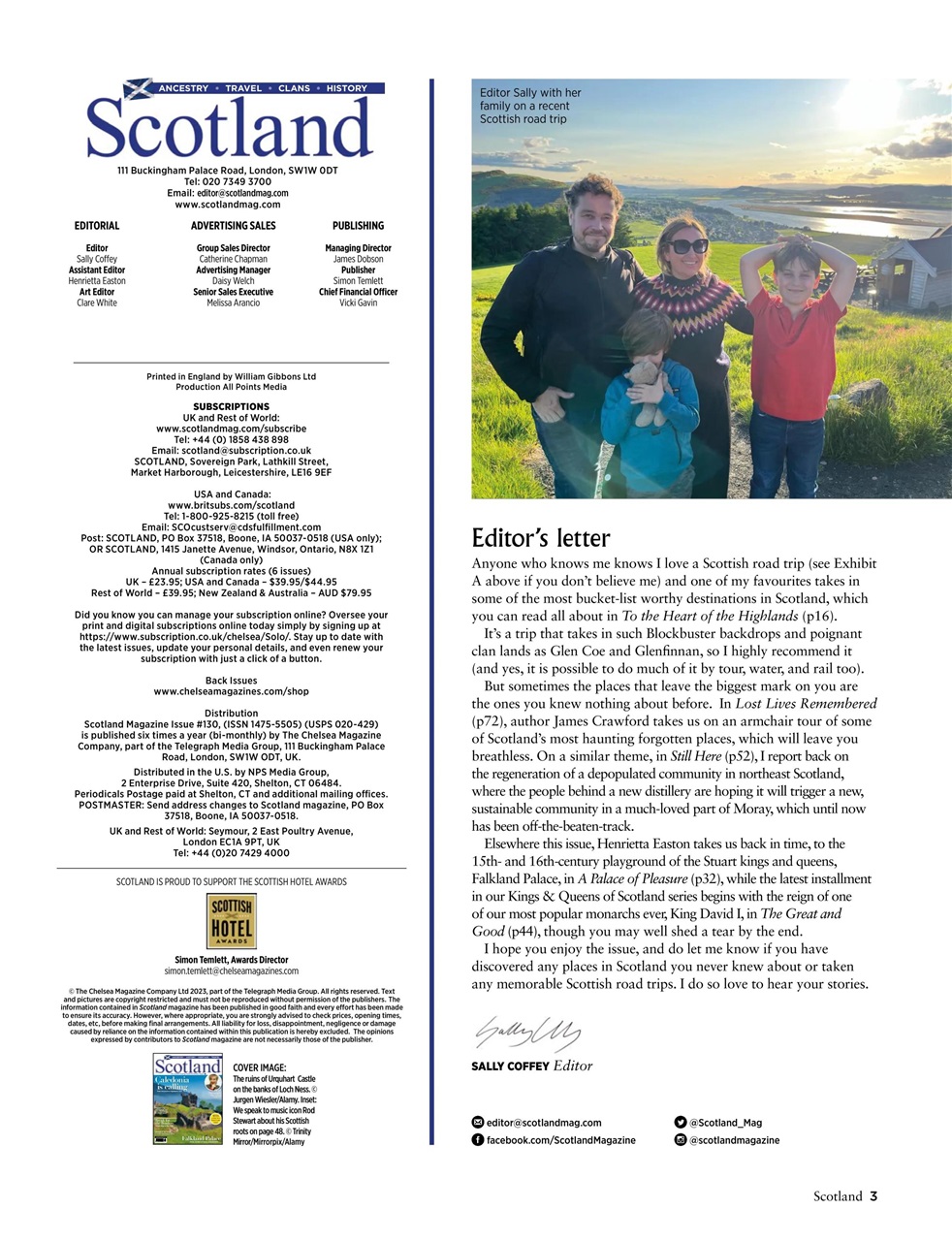 Scotland Magazine Preview Pages