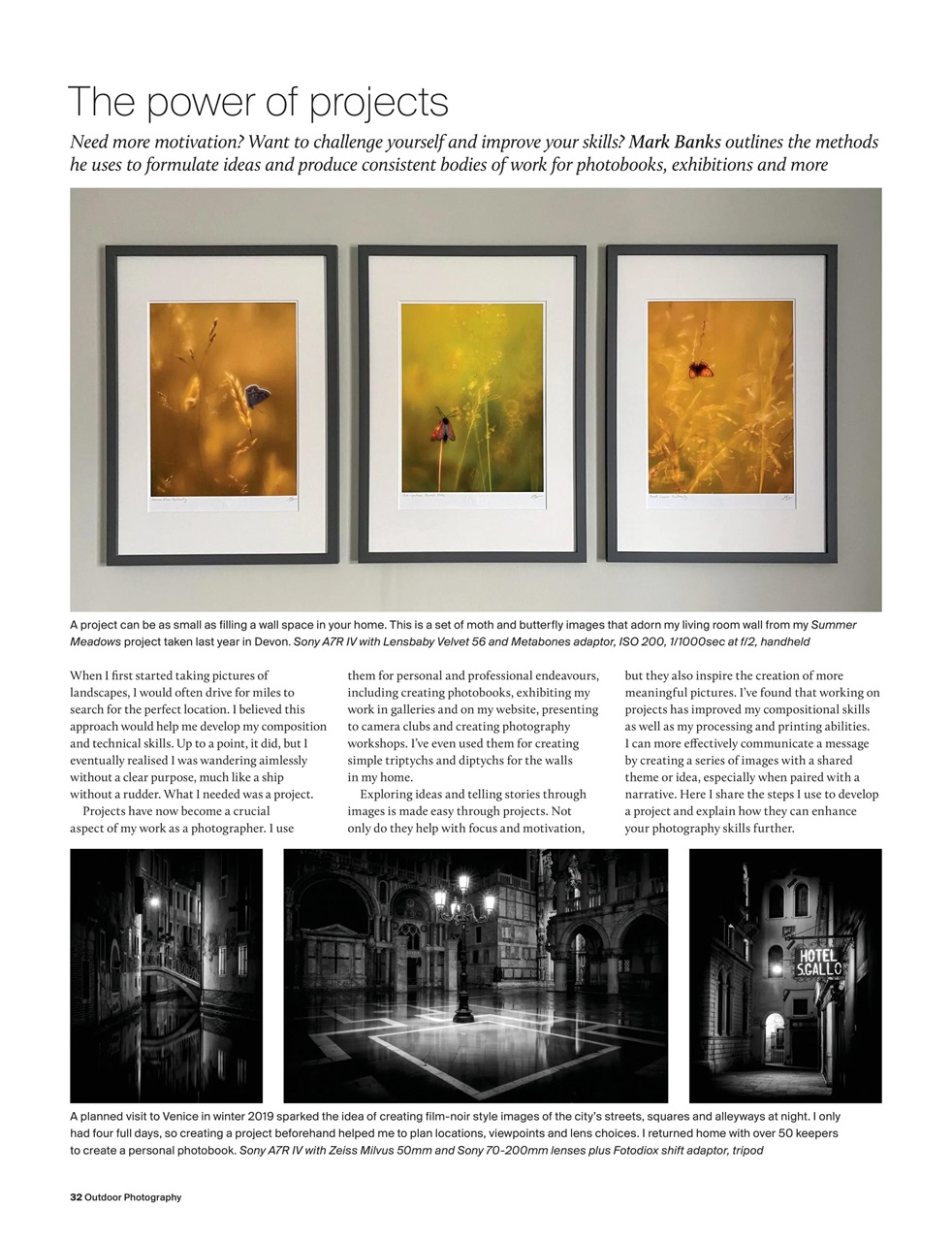 Outdoor Photography Preview Pages