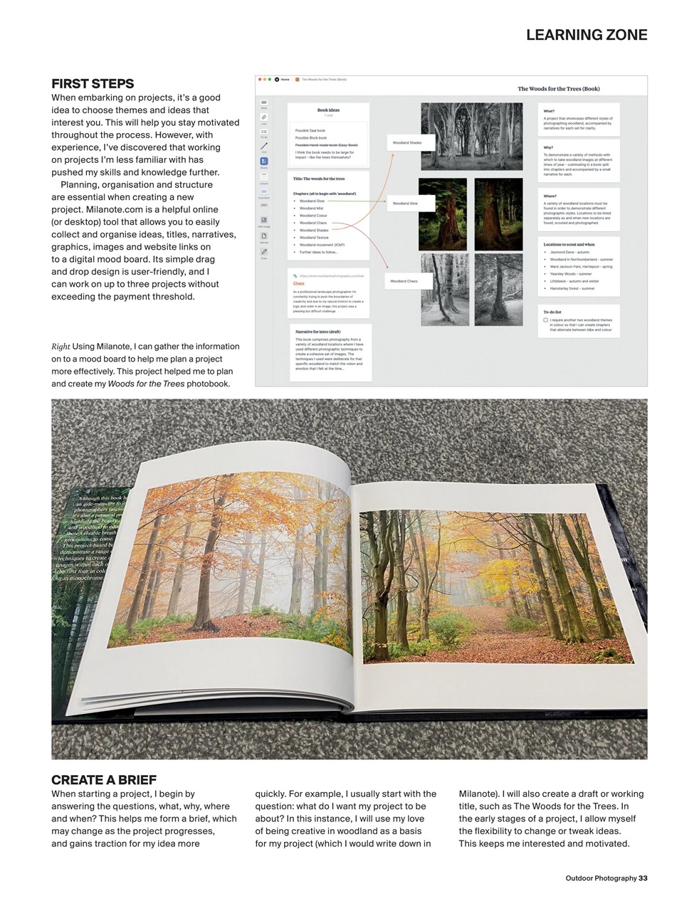 Outdoor Photography Preview Pages