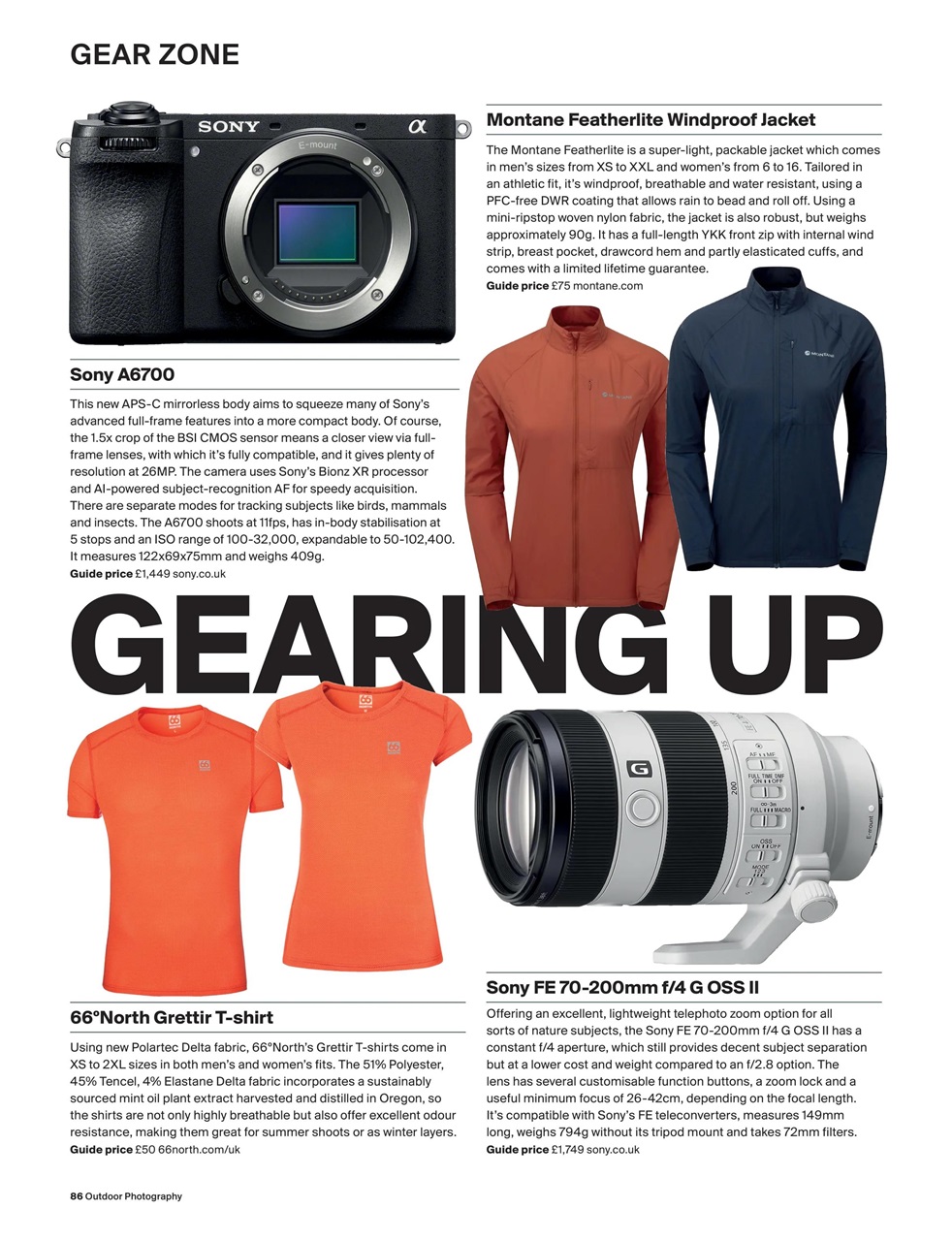 Outdoor Photography Preview Pages