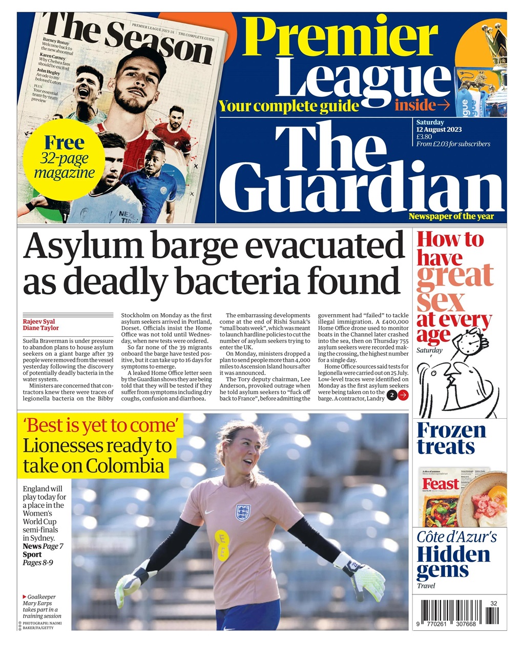 The Guardian Newspaper Preview Pages