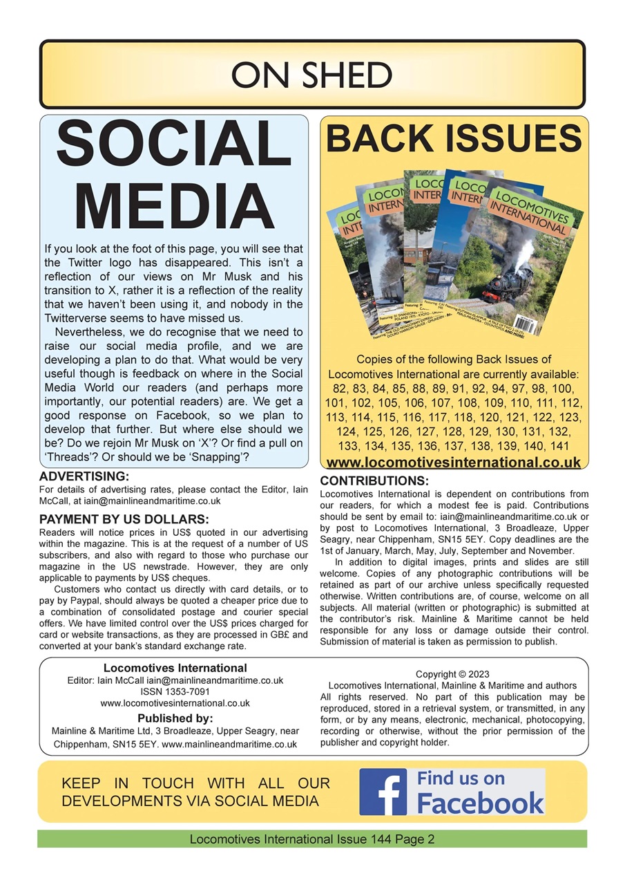 Locomotives International Preview Pages