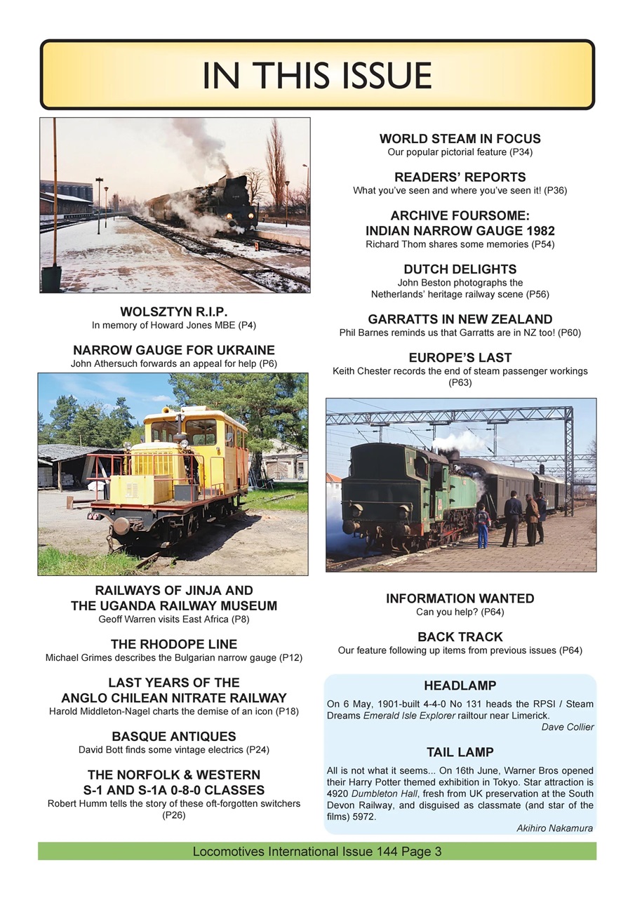 Locomotives International Preview Pages