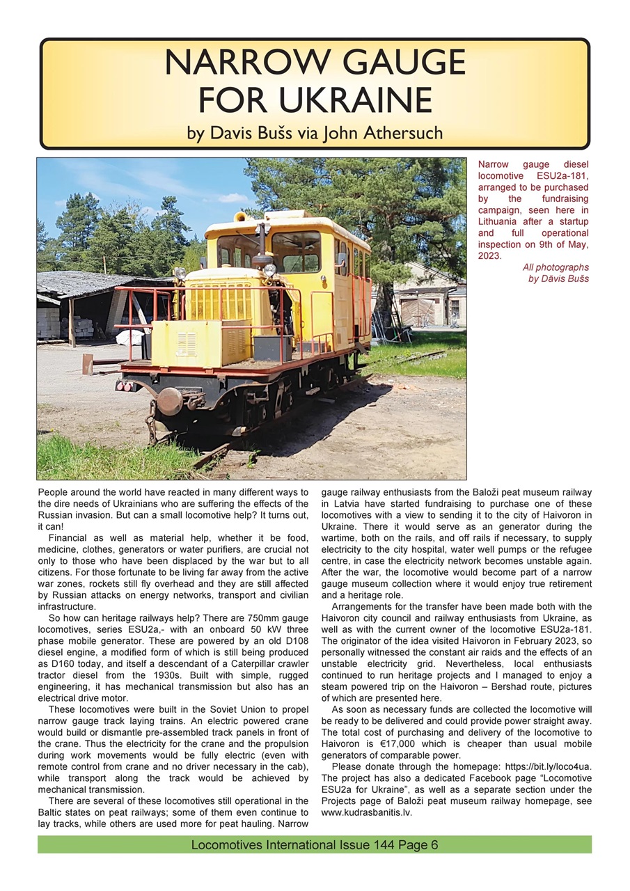 Locomotives International Preview Pages