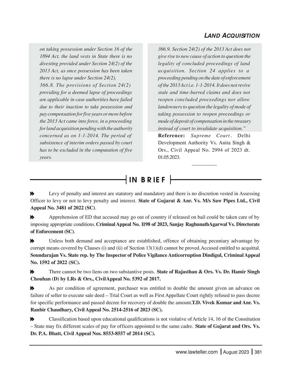 Lawteller – A Legal Awareness Magazine Preview Pages