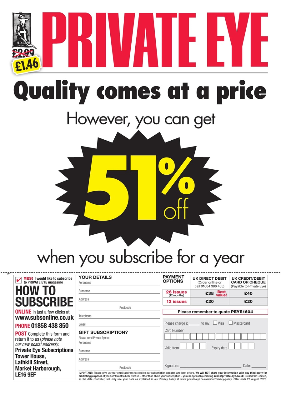 Private Eye Preview Pages