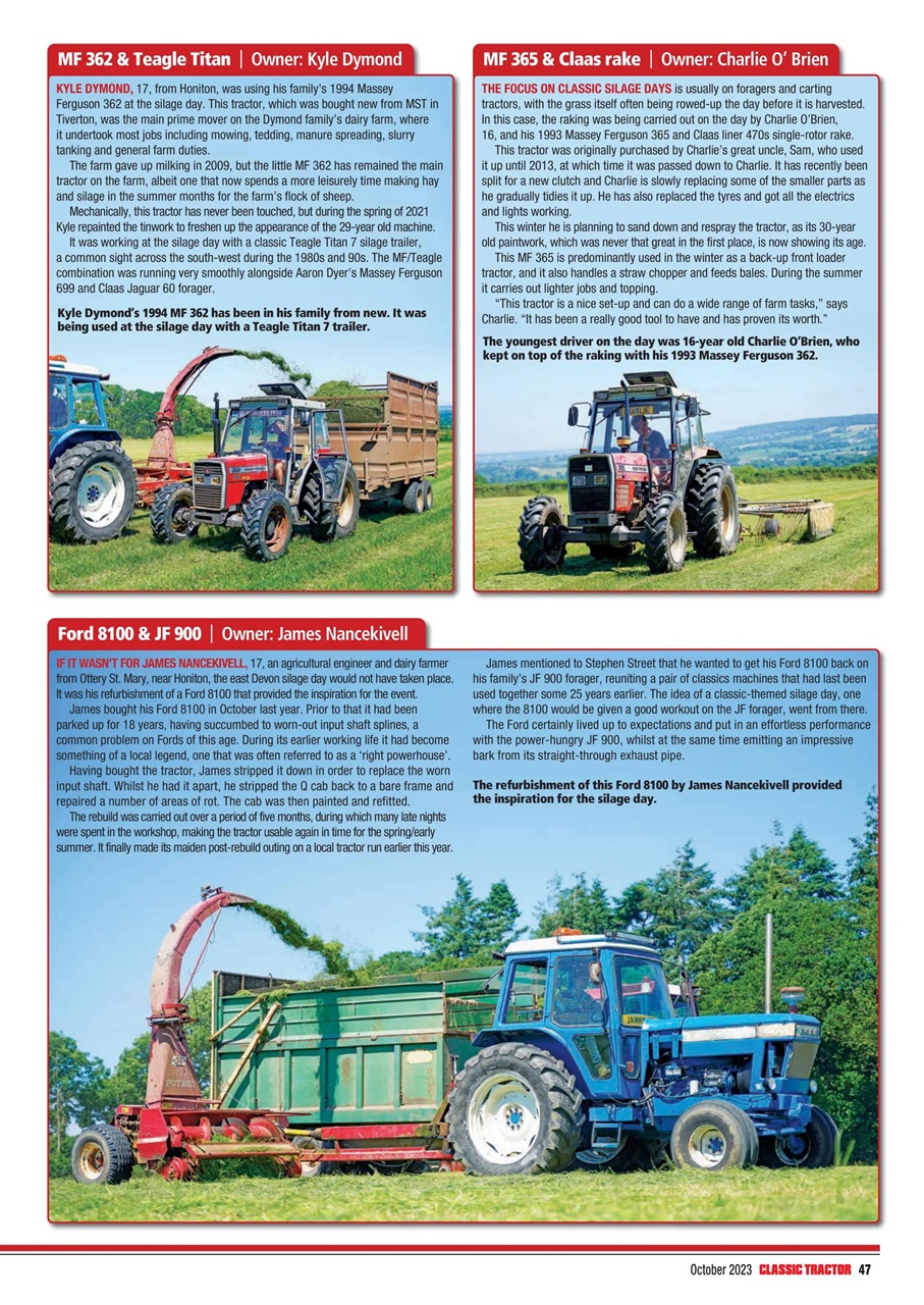 Classic Tractor Preview Pages