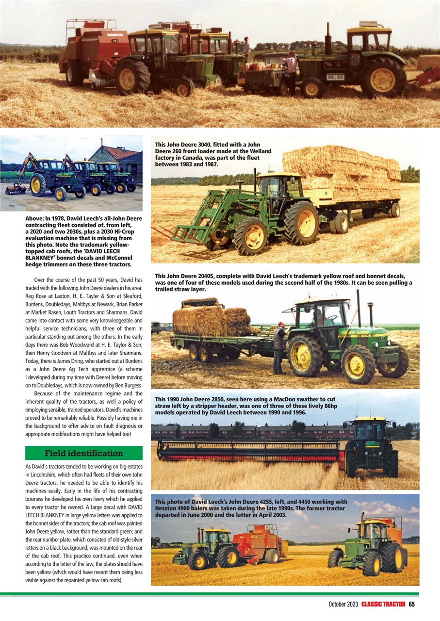 Classic Tractor Preview Pages