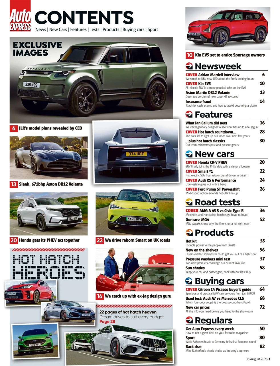 Auto Express Preview Pages