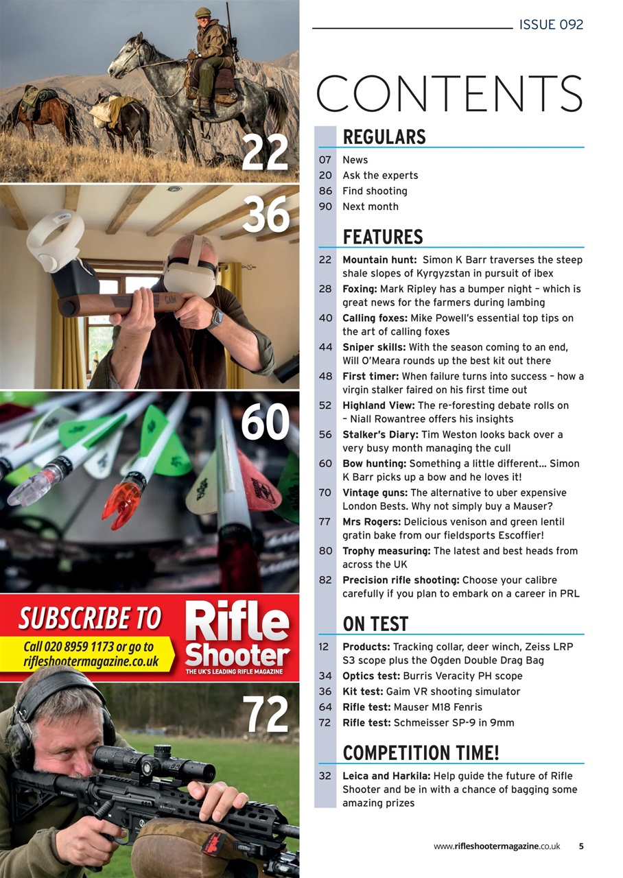 Rifle Shooter Preview Pages