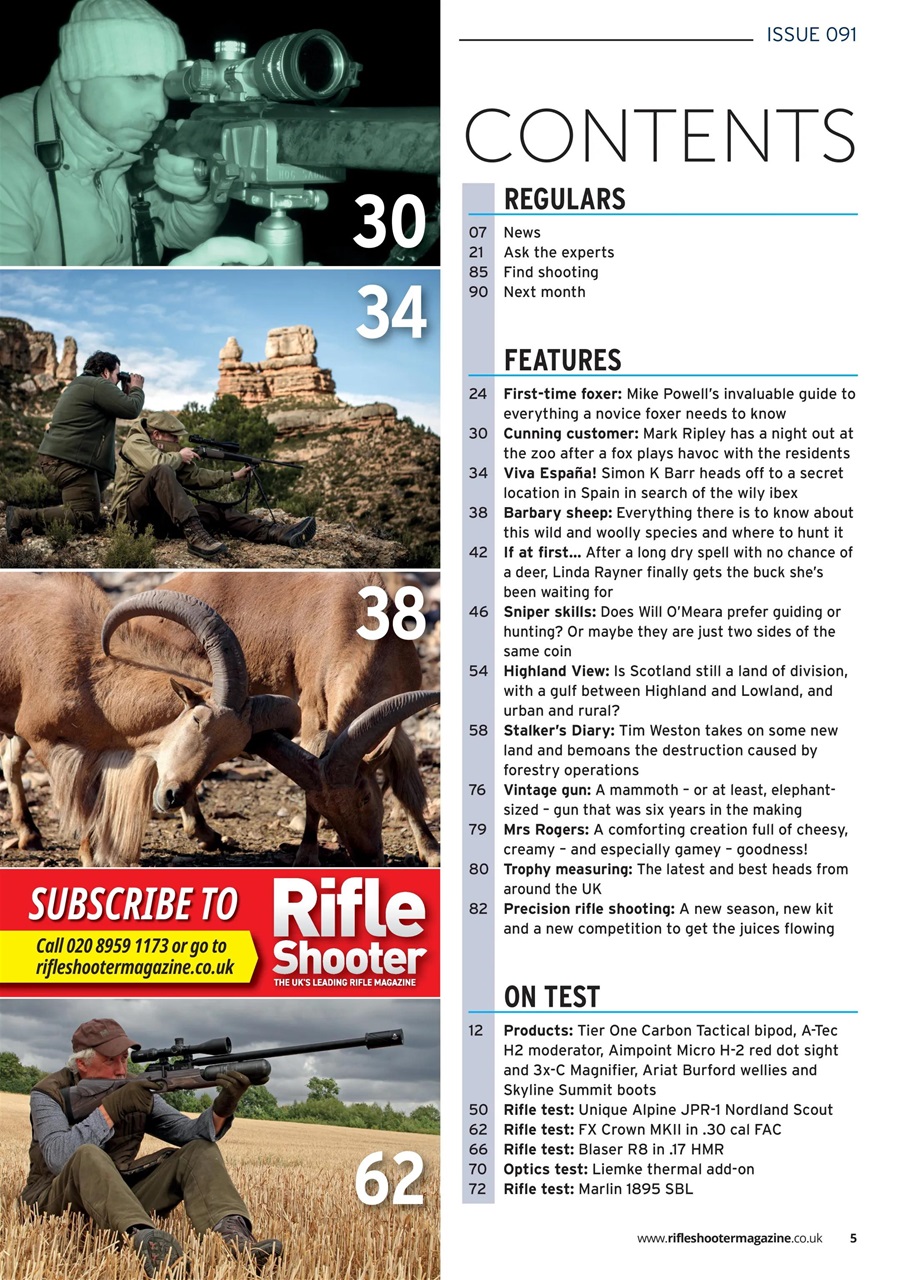 Rifle Shooter Preview Pages