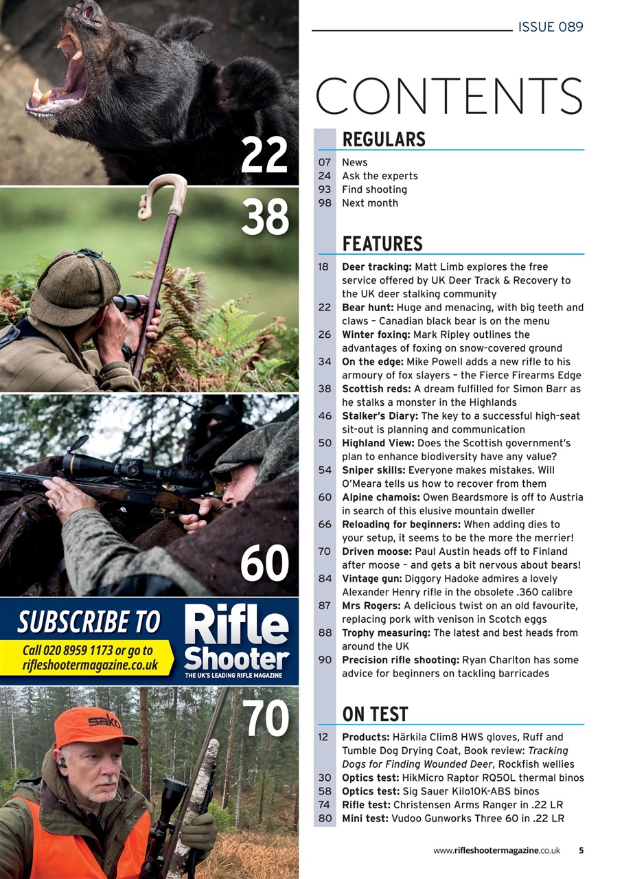 Rifle Shooter Preview Pages