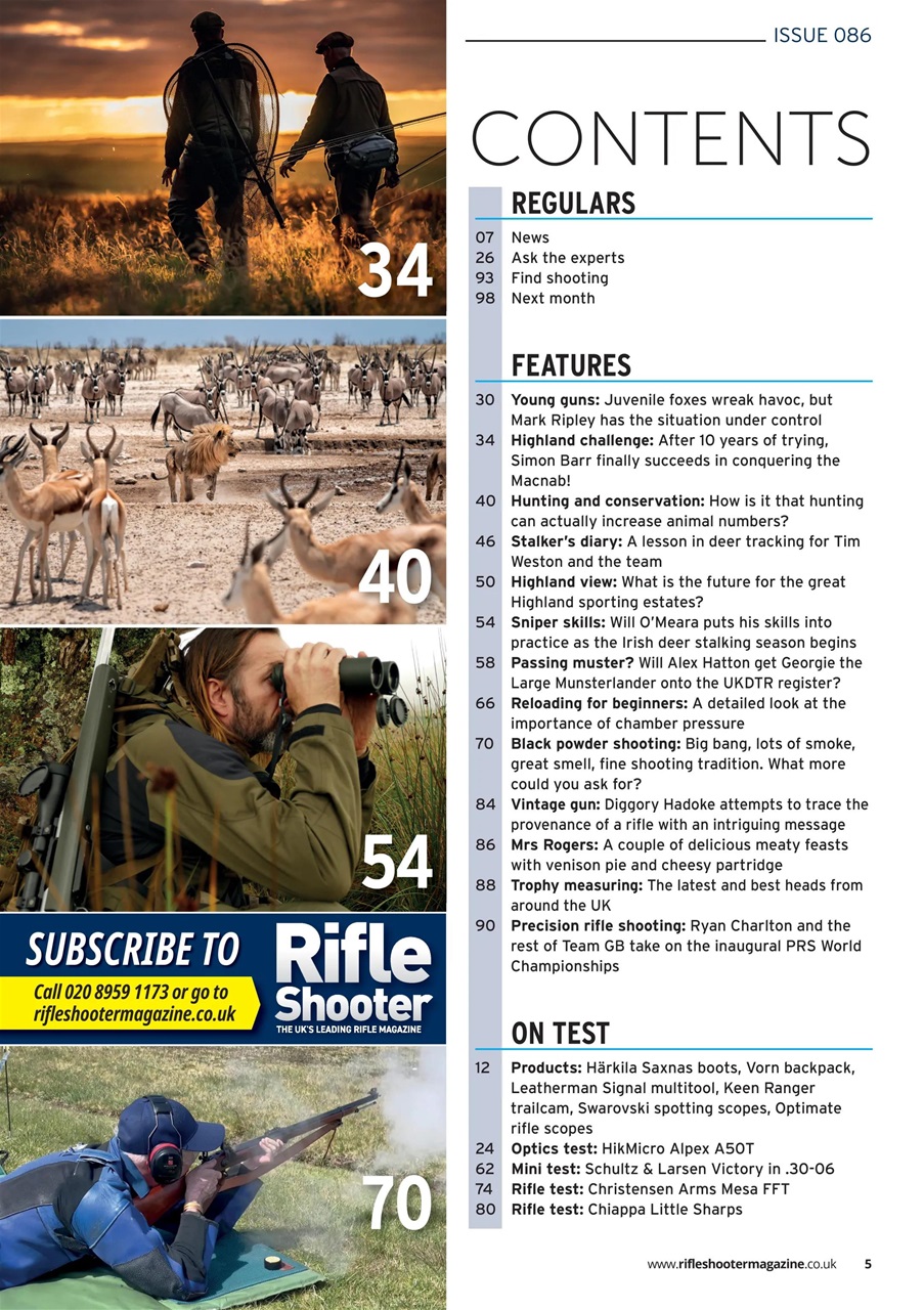 Rifle Shooter Preview Pages