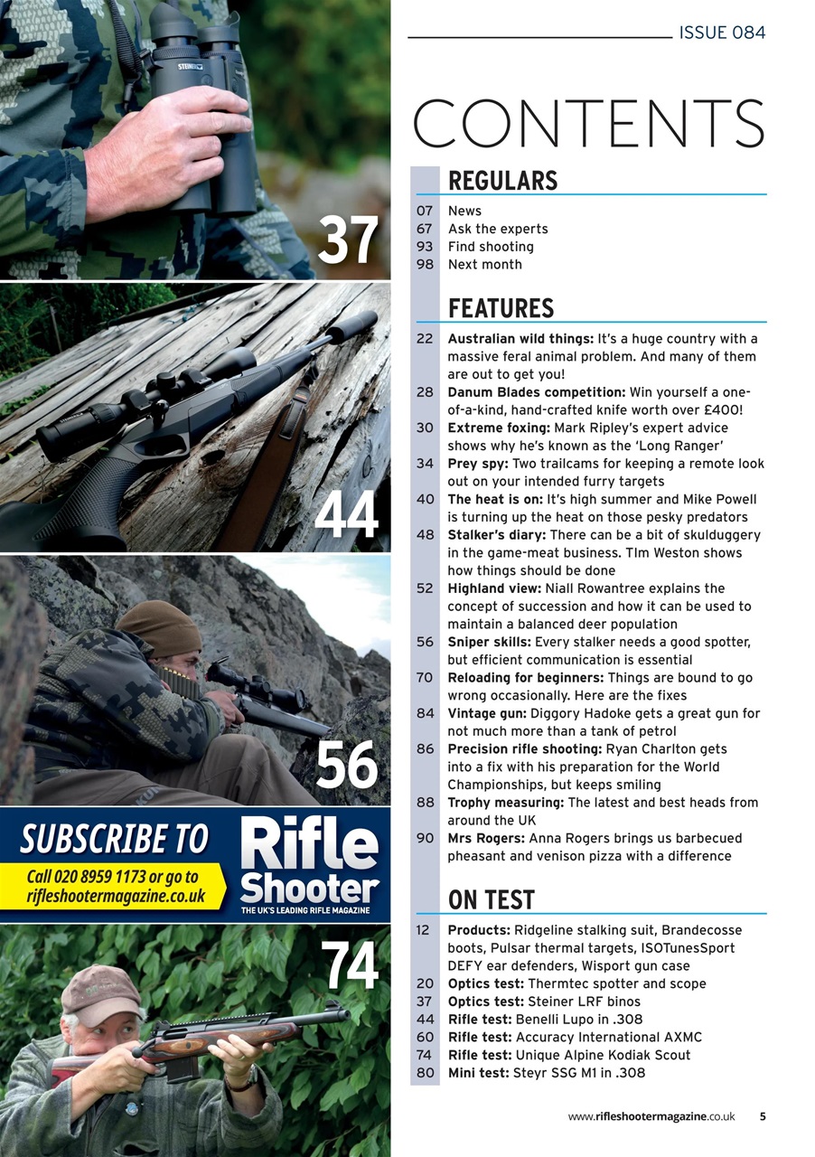 Rifle Shooter Preview Pages