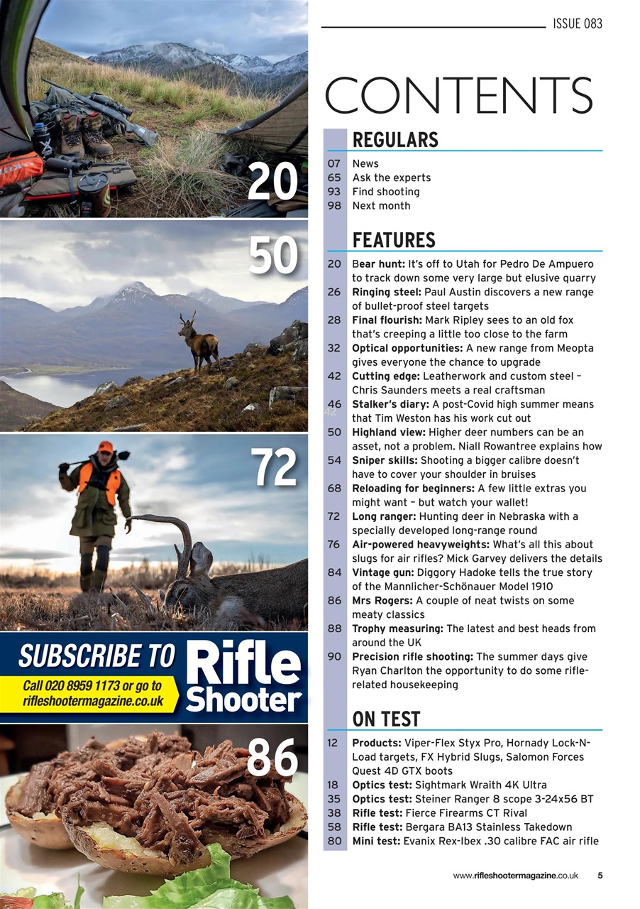 Rifle Shooter Preview Pages