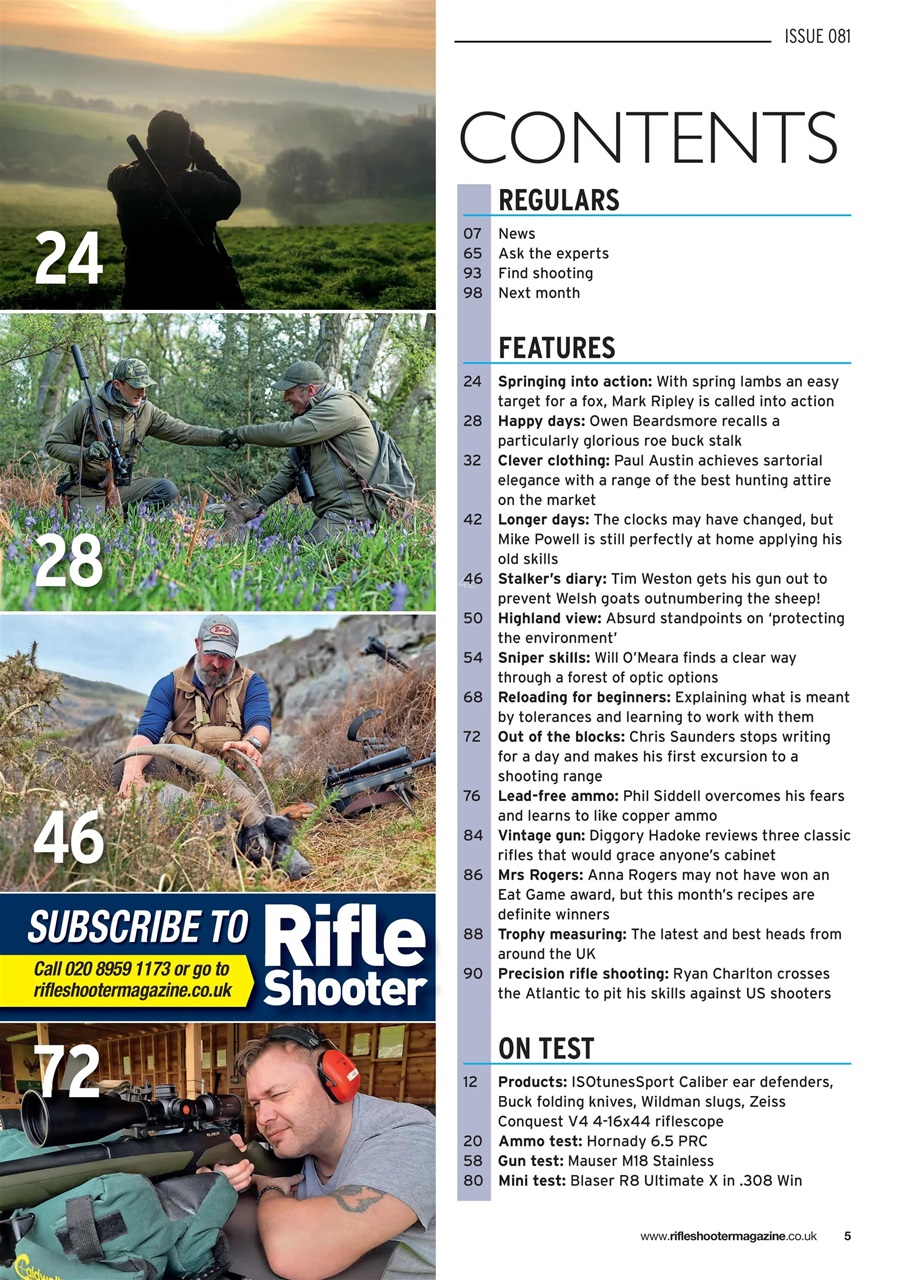 Rifle Shooter Preview Pages