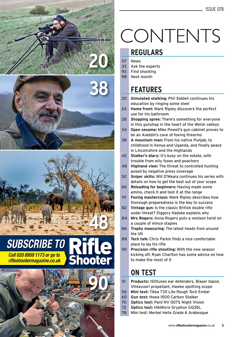 Rifle Shooter Preview Pages