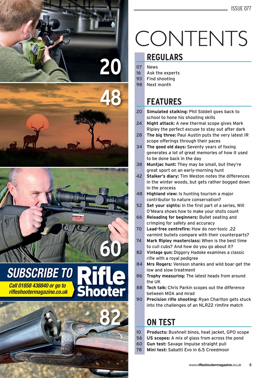 Rifle Shooter Preview Pages