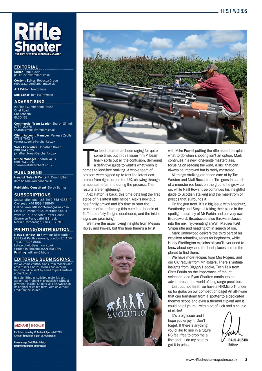 Rifle Shooter Preview Pages