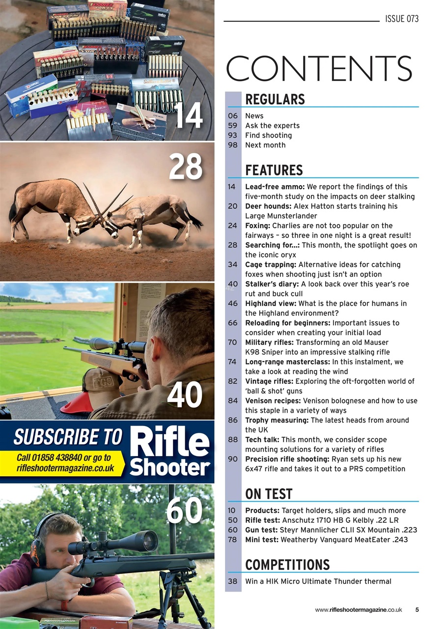 Rifle Shooter Preview Pages